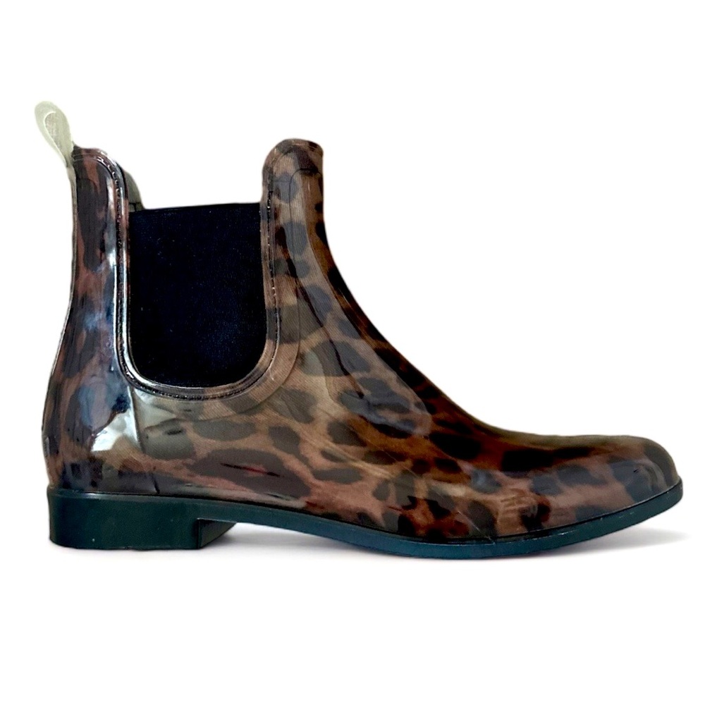 Storm by cougar leopard print rain boots women’s size 12